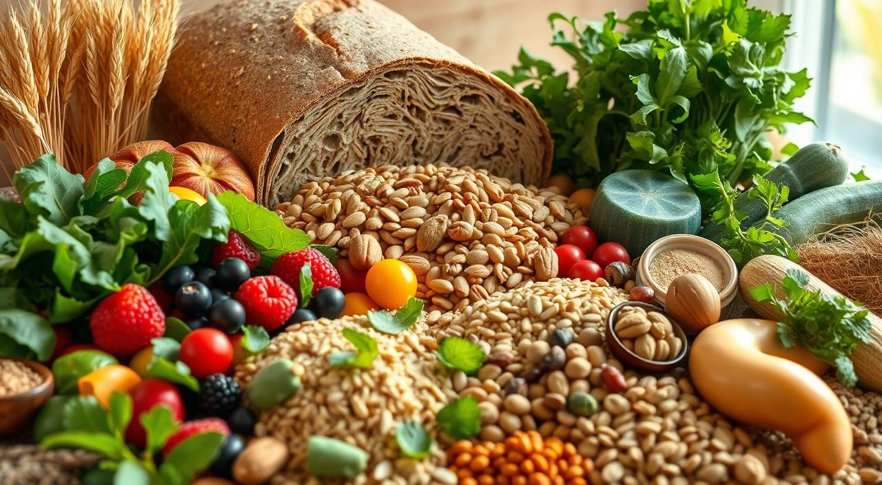 alimentos ricos em fibras e carboidratos