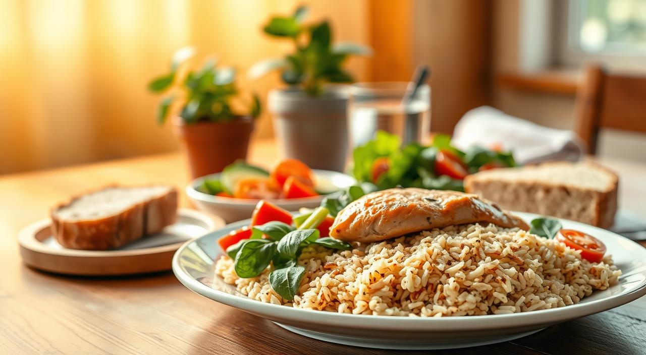 almoço saudável