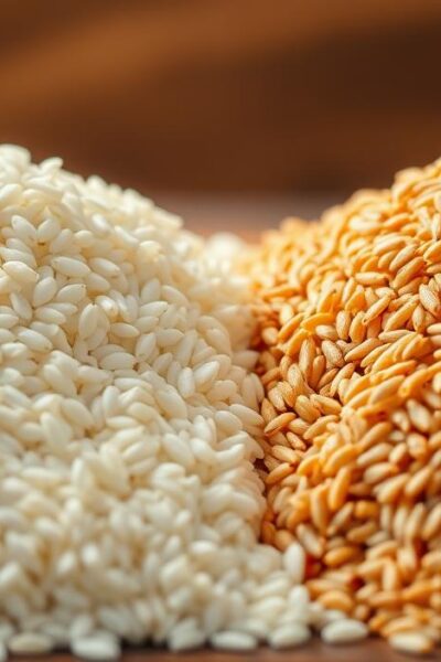 arroz branco vs arroz integral