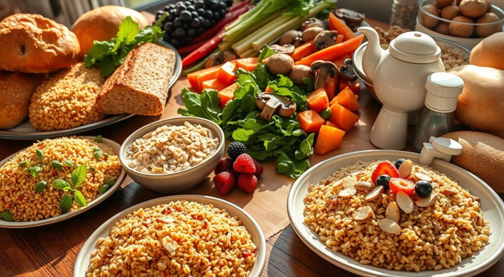 cardápio de carboidratos saudáveis