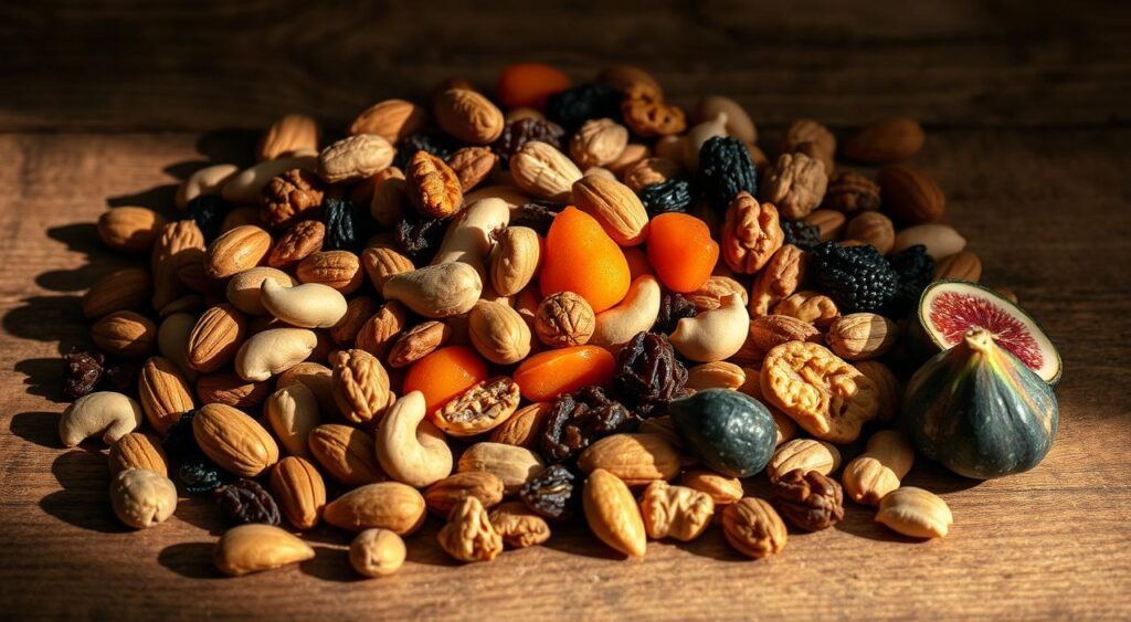 mix de castanhas e frutas secas