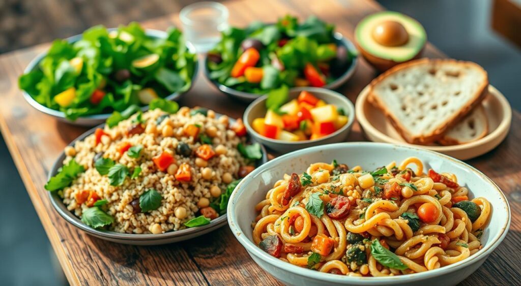 pratos saudáveis com carboidratos