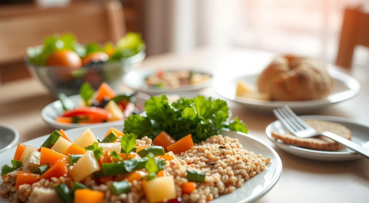 refeições equilibradas com carboidrato