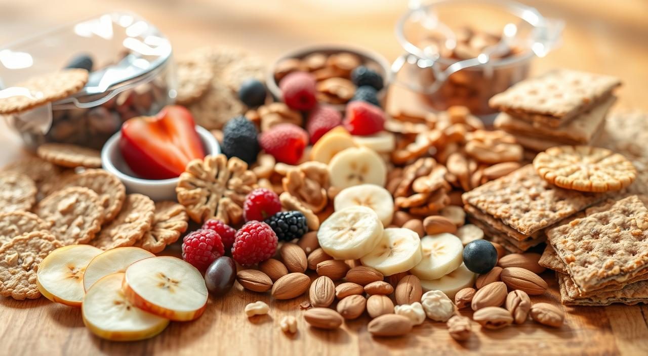 snacks saudáveis com carboidratos