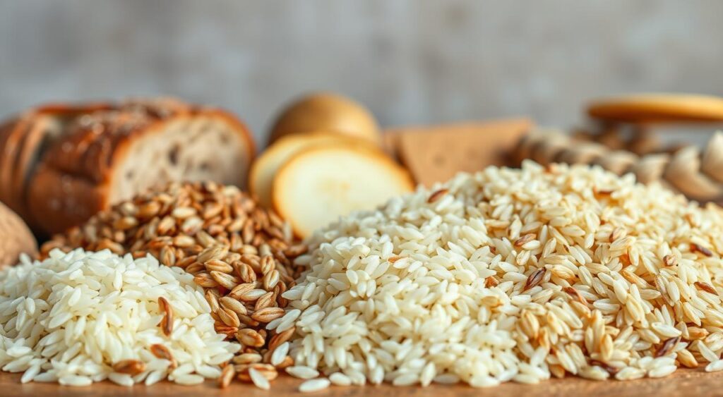 tipos de arroz e carboidratos